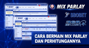 Ilustrasi kupon Taruhan Mix Parlay dengan beberapa pertandingan dan odds.